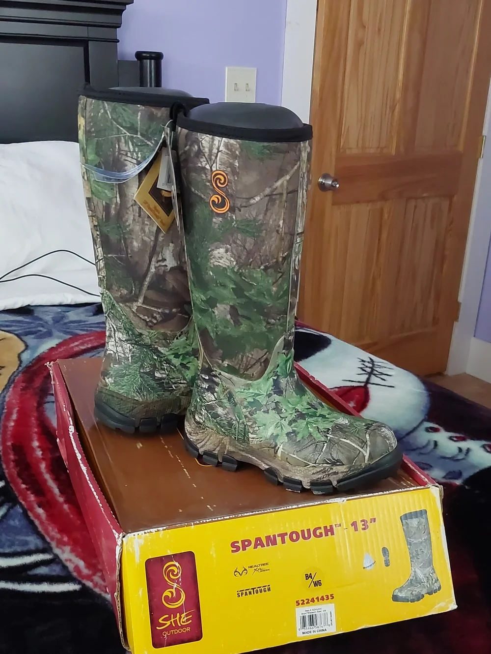 She Outdoor Women’s Camo Waterproof Hunting Boots - Green